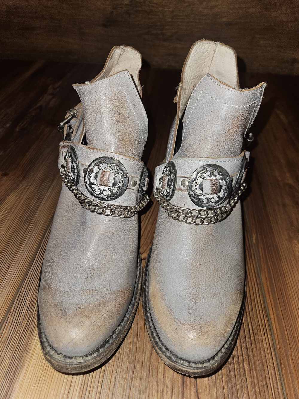FREEBIRD Mystic Smoke Leather Ankle Booties
